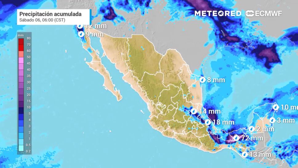 clima en mexico para el 6 de marzo