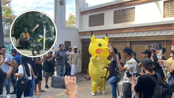 Protestan frente a casa de hombre que corrió a obrero