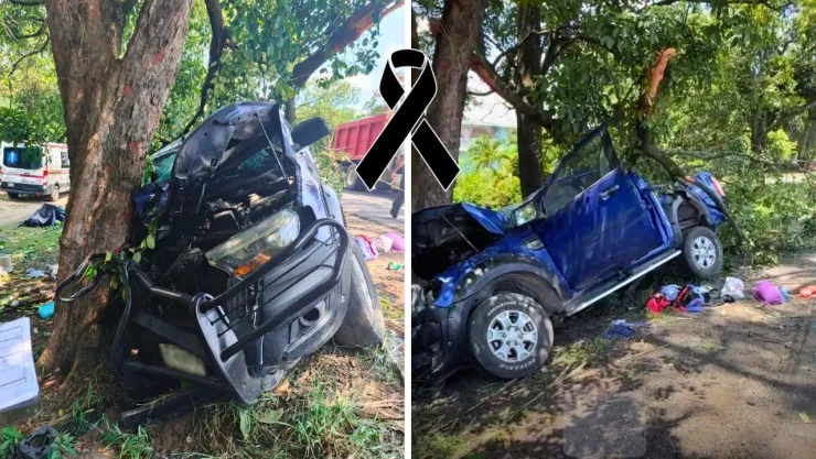 El accidente ocurrió la tarde de este lunes sobre la carretera La Tinaja–Ciudad Alemán