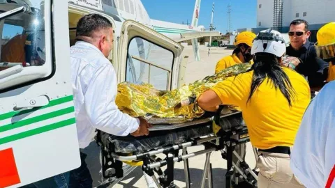 Muere rescatista en incendio forestal en Concordia