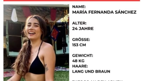 Se busca a María Fernanda Sánchez, desapareció en Berlín