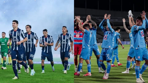 jugadores de Monterrey y Cruz Azul en Clausura 2026