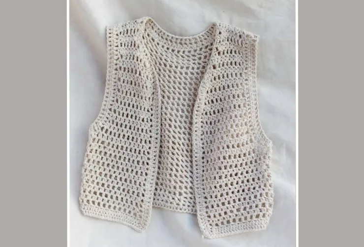 Ideas de chalecos de crochet - Punto calado.png