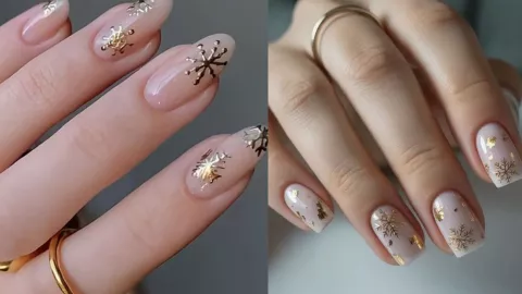 9 modelos de uñas doradas: puedes usarlas en cortas o largas y se verán preciosas.
