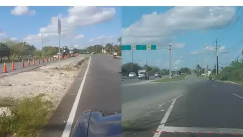 Cierre vial en la carretera Mérida-Motul por este motivo