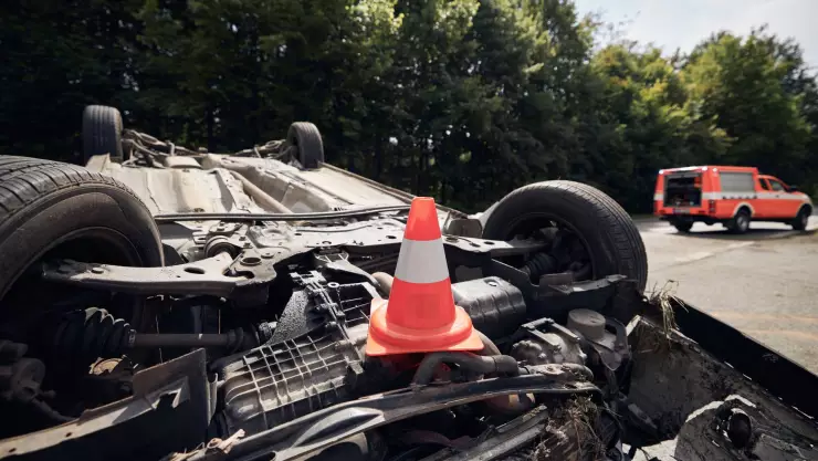 volcadura en la carretera a Aldama