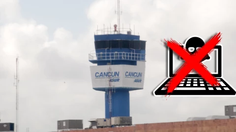 Aeropuerto de Cancún, sin afectaciones tras ciberataque que paralizó vuelos en Londres, Bruselas y Berlín.jpg