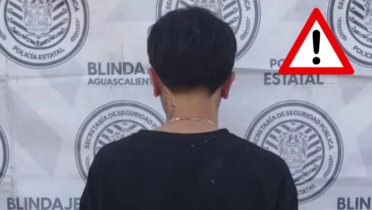 Esto es lo que portaba un sujeto que fue detenido en Rincón de Romos, Aguascalientes 