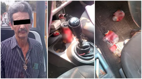 Taxista que arrastró a un policía de CDMX traía latas de cerveza en el automóvil.