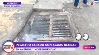 A pesar de remodelaciones, drenaje sigue colapsado en zona turística de Veracruz