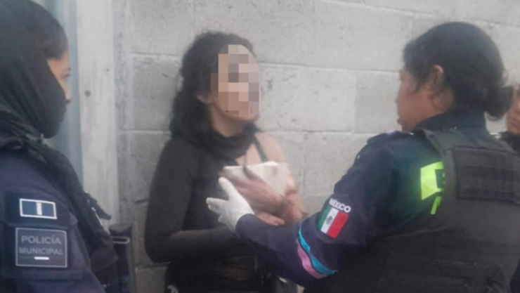 mujer electrocutada avenida las torres puebla