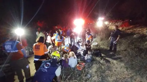 Vuelca camioneta en Silao, Guanajuato 4 marzo 2024.