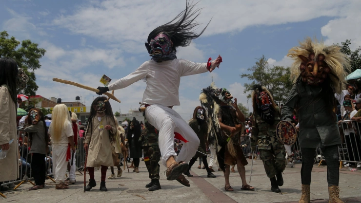 Tastoanes por celebración Santo Santiago en Zapopan Jalisco.jpg