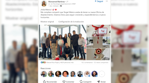 Target llega a México con un equipo nacional
