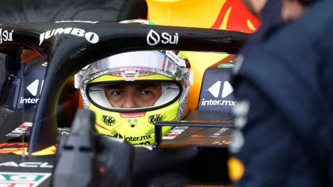 Checo P&eacute;rez en el GP de los Pa&iacute;ses Bajos