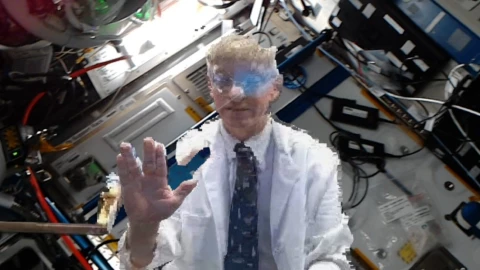 holoportación NASA Estación Espacial Internacional