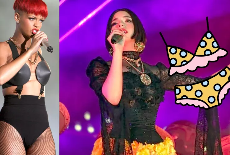 Filtran FOTOS de Ángela Aguilar en lencería para el desfile de Rihanna.