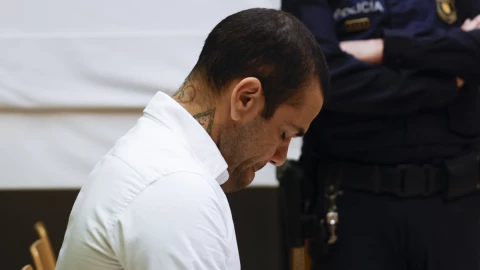 Dani Alves en el juicio