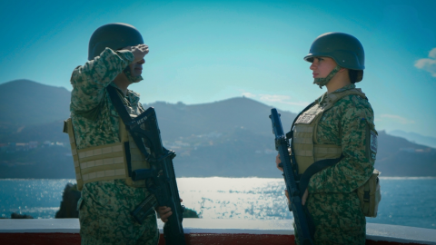 Soldados que realizaron el Servicio Militar trabajando en Ejército Mexicano