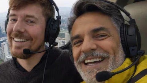 Eugenio Derbez y MrBeast