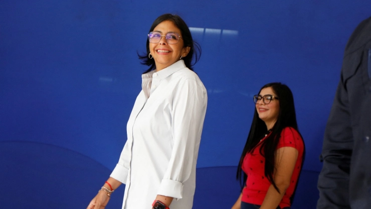 Delcy Rodríguez, vicepresidenta de Venezuela.