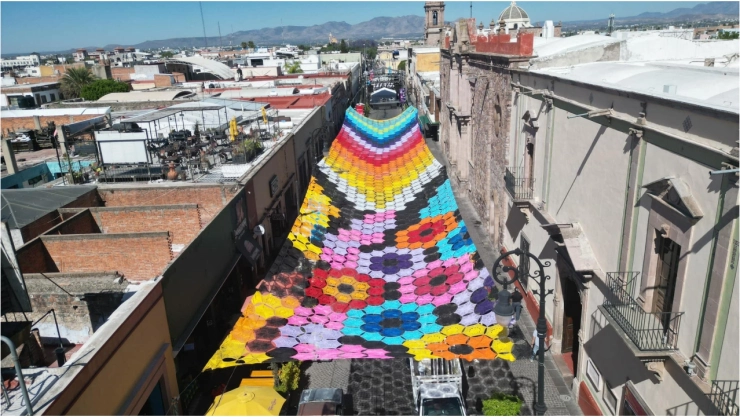 FOTOS_ Así luce la decoración del Corredor Cultural Carranza en la Feria de San Marcos 2024
