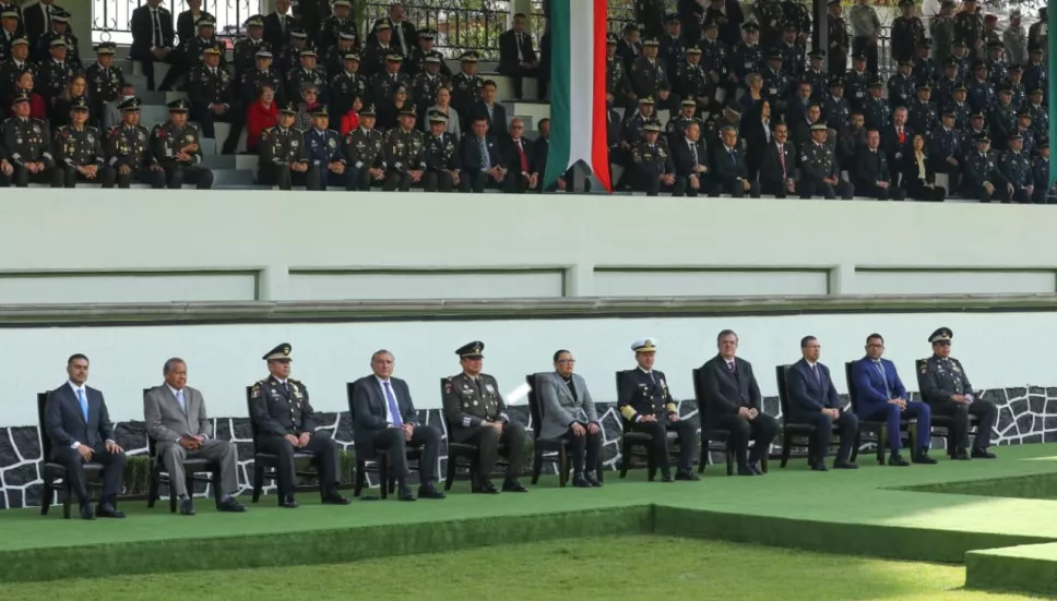David Cordova rinde protesta como comandante de la Guardia Nacional