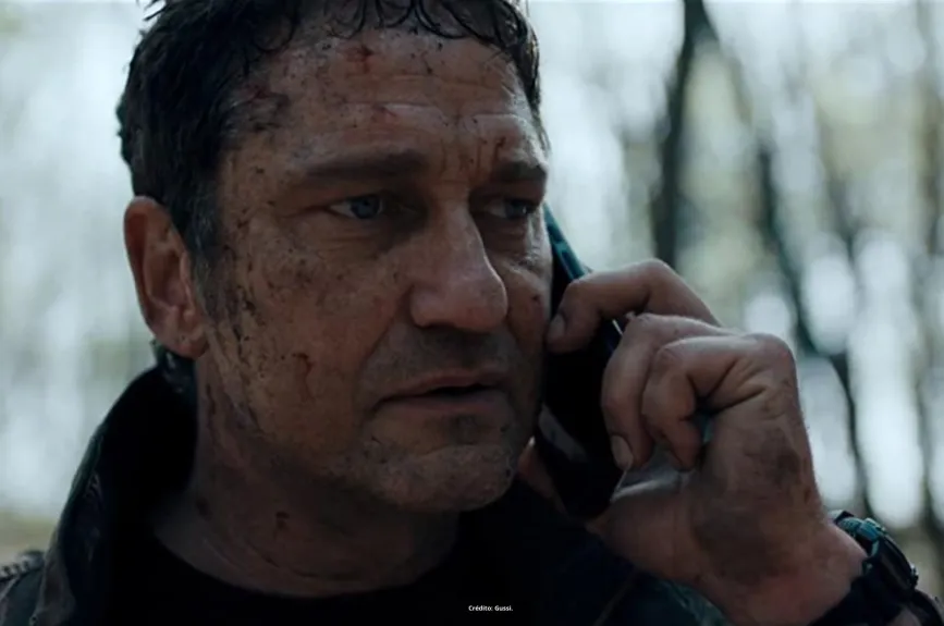 Escenas de la película Agente Bajo Fuego con el actor Gerard Butler con el personaje de Mike Banning. | Estreno Platinum por Azteca 7.