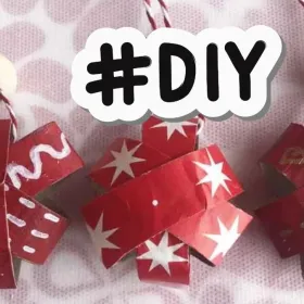 Cómo hacer adornos navideños con el rollo de papel higiénico que ya no usas