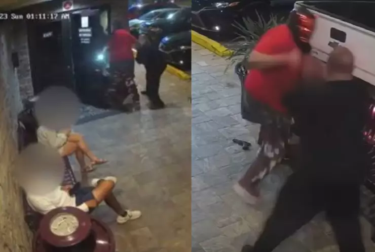 Video Ex luchador profesional frustra tiroteo masivo en club nocturno de Florida