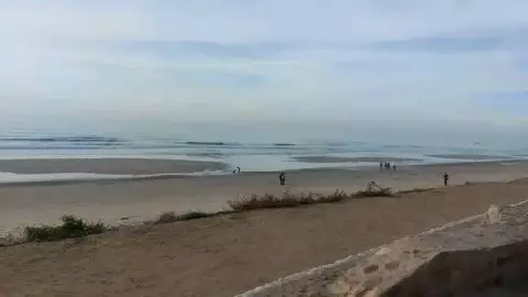 Se registra extraño fenómeno en Tijuana, hay marea baja en Playas