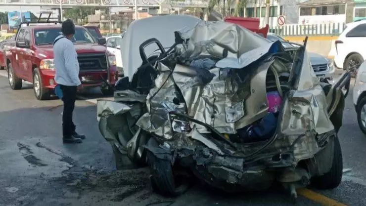 Accidente en el Paso Exprés