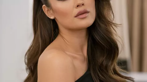 Peinados semi recogidos