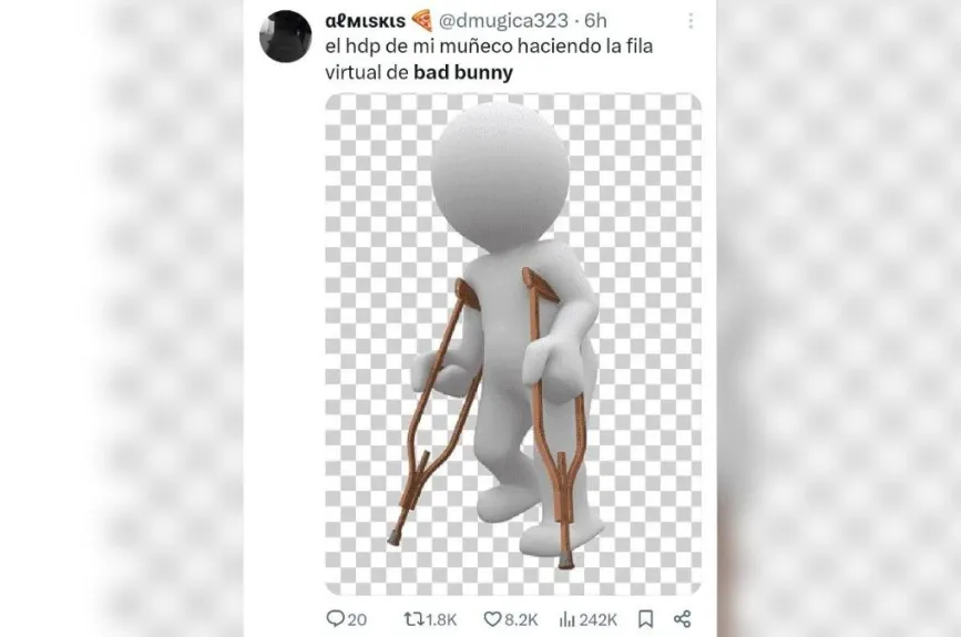 Estos son los memes que nos dejó de la venta de boletos para Bad Bunny 2025
