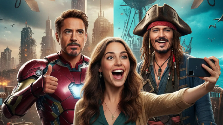 Cómo hacer la selfie viral con actores IA