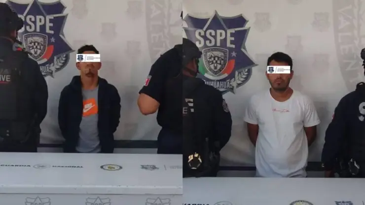 2 hombres con ordenes de aprehensión vigentes