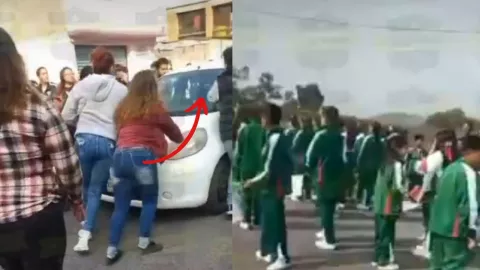 Captan en video a mujer que atropella a niños en desfile de la Revolución en Chalco ¿Fue detenida?