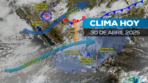Clima 30 abril en México