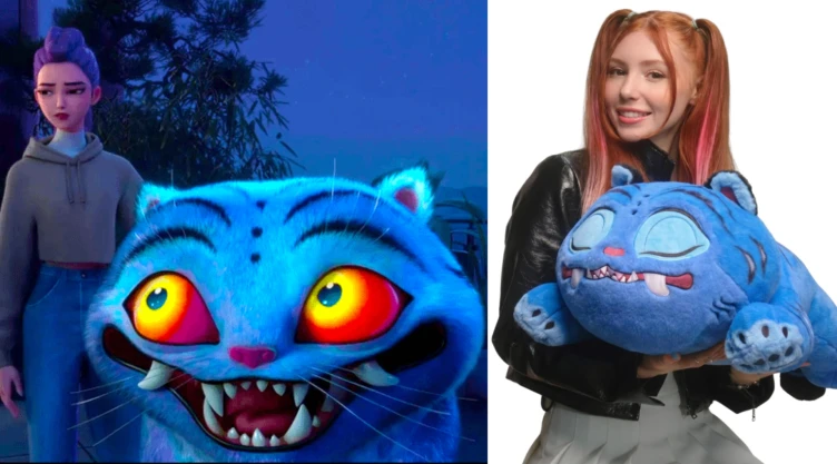 4 juguetes del Tigre Derpy, de Kpop Demon Hunters, para niños y niñas de 6 años en adelante