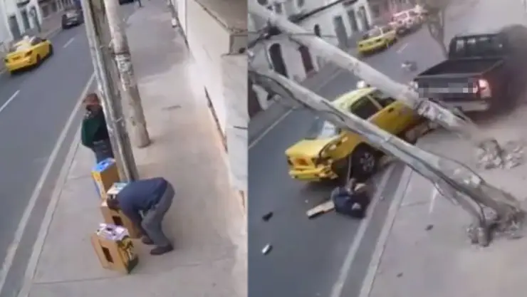 VIDEO: Pareja de abuelitos es atropellada por conductor borracho