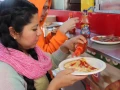 Ricos y deliciosos platillos tuvimos en el centro de acopio