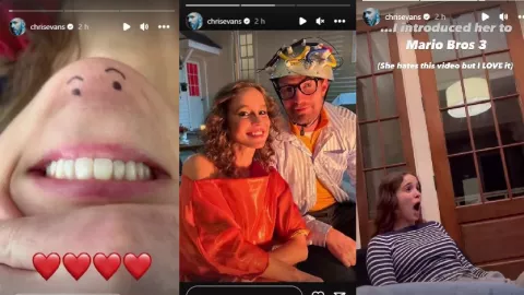 Chris Evans comparte la primeras fotos con su novia, Alba Baptista