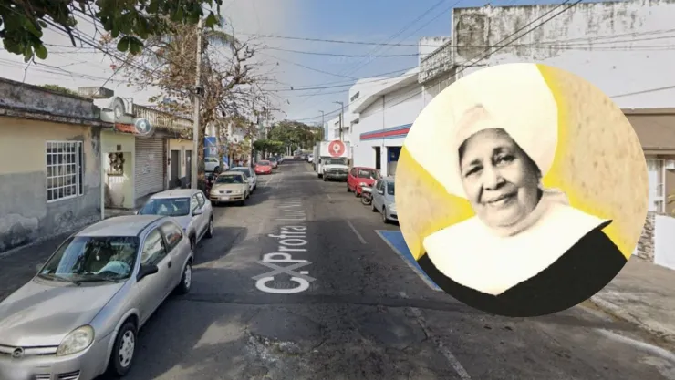 Calle Luz Nava en Veracruz.