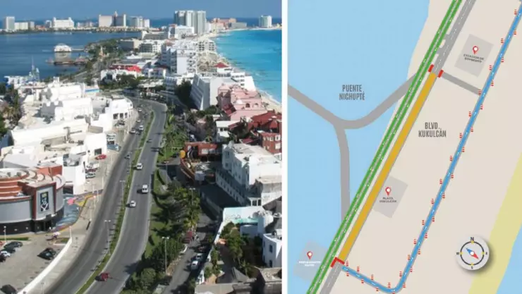 ¡Atención Cancún! Anuncian desvíos en el Blvd. Kukulcán para mañana LUNES, 13 de abril en regreso a clases