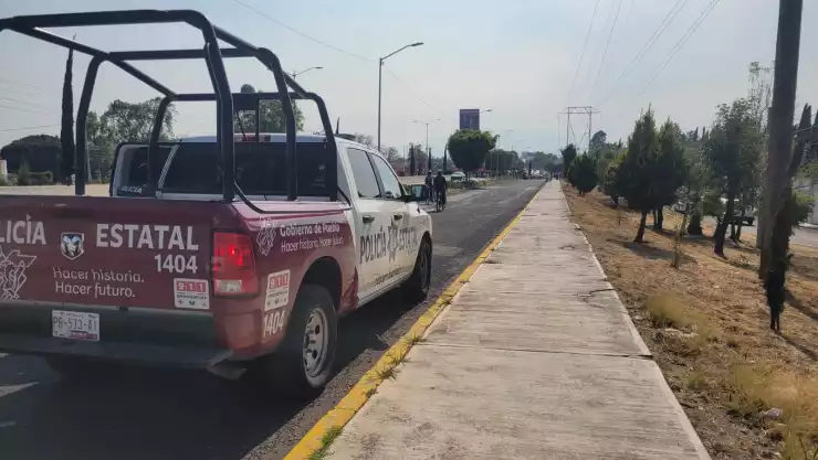 Bloqueo de ciclistas en la Recta a Cholula