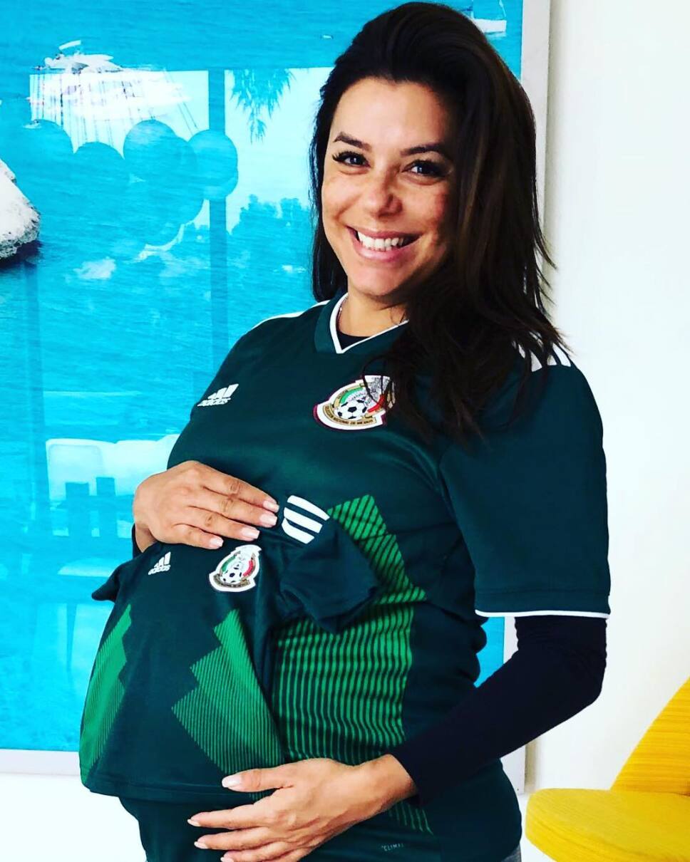 Eva Longoria apoyando a la selección mexicana / Foto: Especial