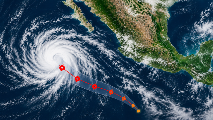 Se forma la Tormenta Tropical “Julio” en el Pacífico: ¿Afectará a México y cuál es su trayectoria?