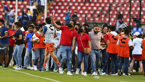 Imagen en el Estadio Corregidora