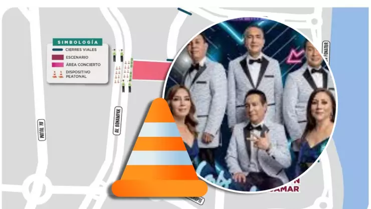 Cierres viales en Cancún por concierto de Los Ángeles Azules: Rutas alternas y mapa de movilidad hoy