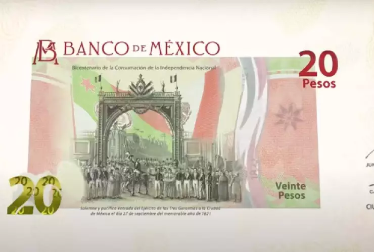 Fecha en la que el billete de 20 pesos dejará de circula